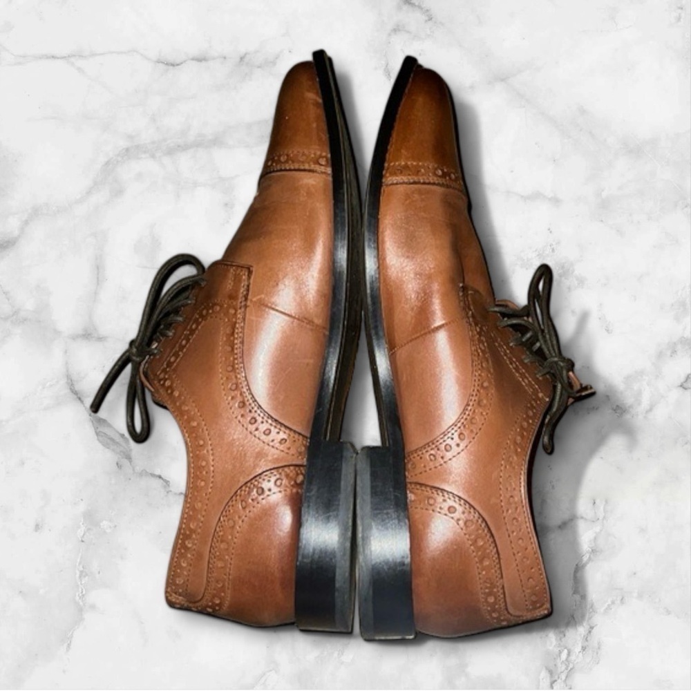 Leather Dress Shoes By Nunn Bush | Used Once - Picture 2 of 5